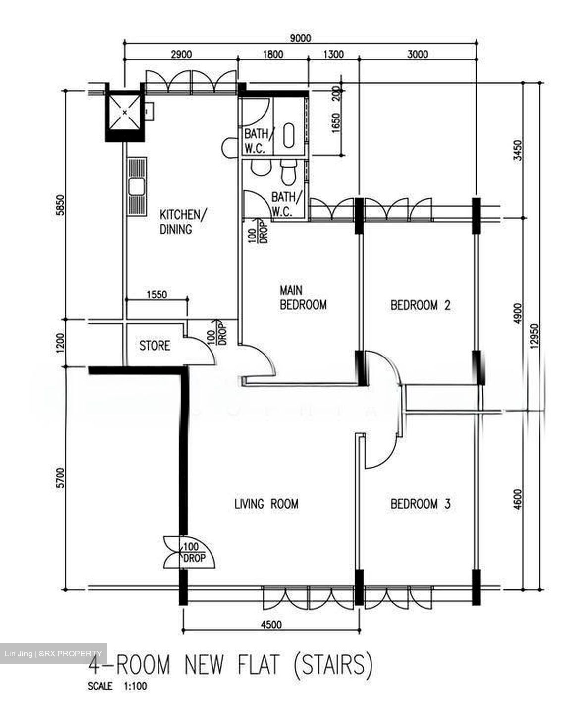 Blk 159 Tampines Street 12 (Tampines), HDB 4 Rooms #625570701